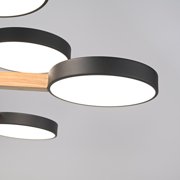 Подвесная люстра TURNA DBL L12 Black ImperiumLoft