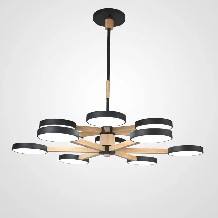 Подвесная люстра TURNA DBL L12 Black ImperiumLoft