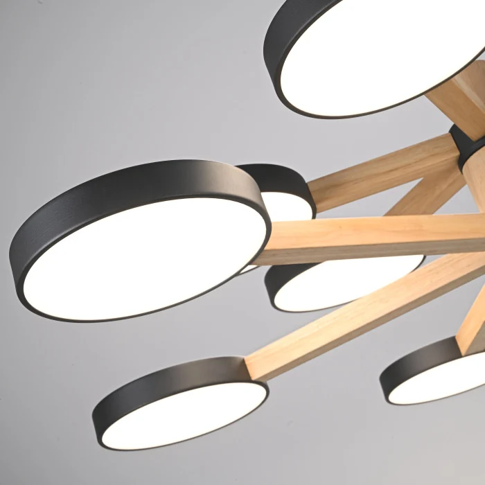 Подвесная люстра TURNA DBL L12 Black ImperiumLoft