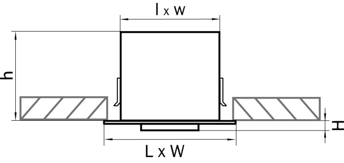 Встраиваемый светильник CARDANO LIGHTSTAR 214118