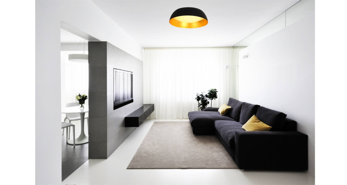 Потолочный светильник Lucia Tucci Sia 851.400 nero LED