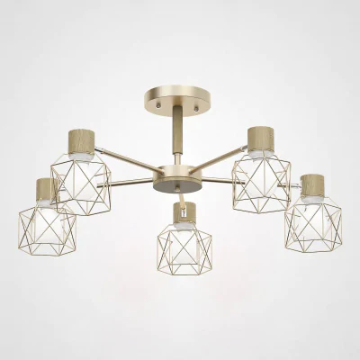 Потолочная люстра CORF B3 Champagne 5 lamps ImperiumLoft