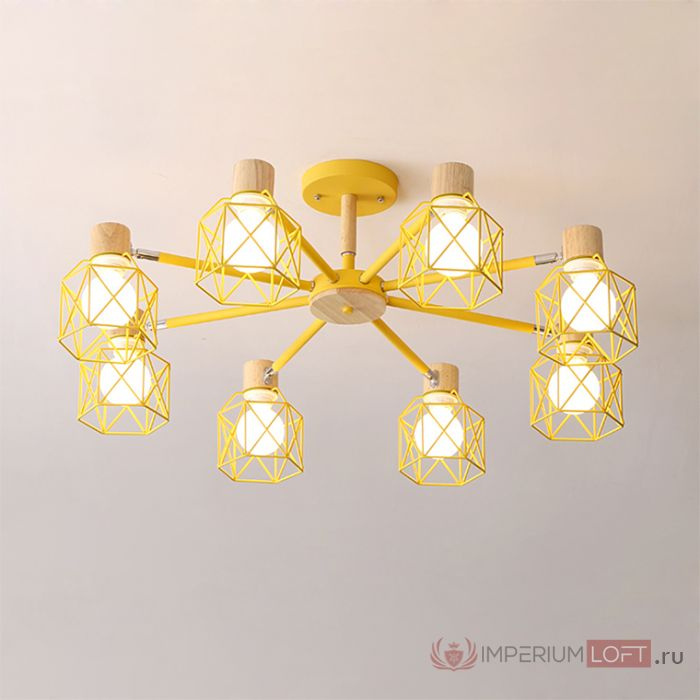 Люстра на штанге CORF B3 Champagne 5 lamps ImperiumLoft 189487-26