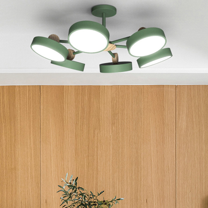 Потолочная люстра MOVE 6 Green ImperiumLoft