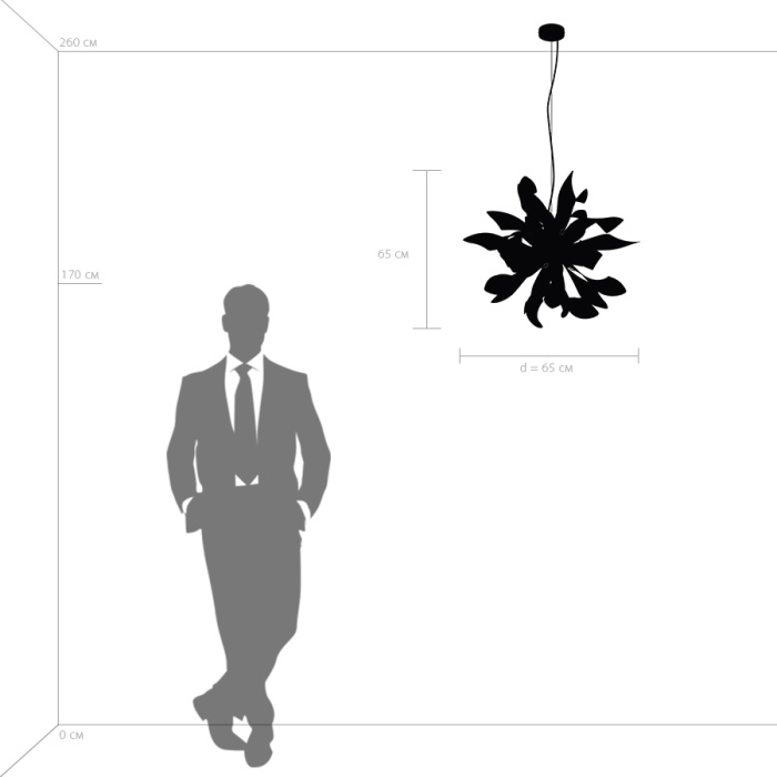 Подвесная люстра TURBIO LIGHTSTAR 754269