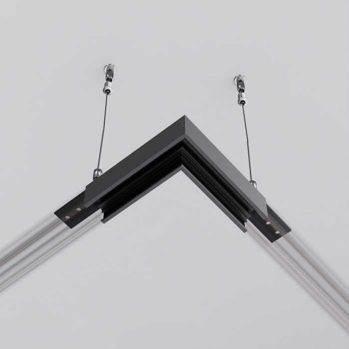 Коннектор угловой Exility накладной низкопрофильный Maytoni TRAM034CL-41B