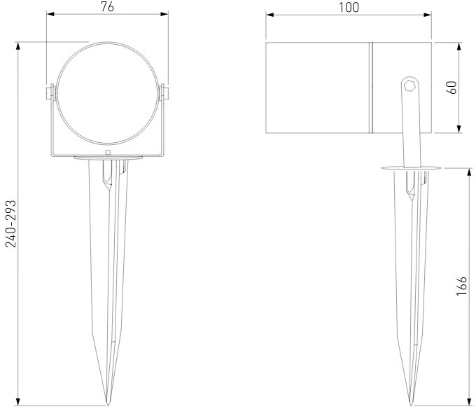 Ландшафтный светильник Elektrostandard Landscape 4690389180958