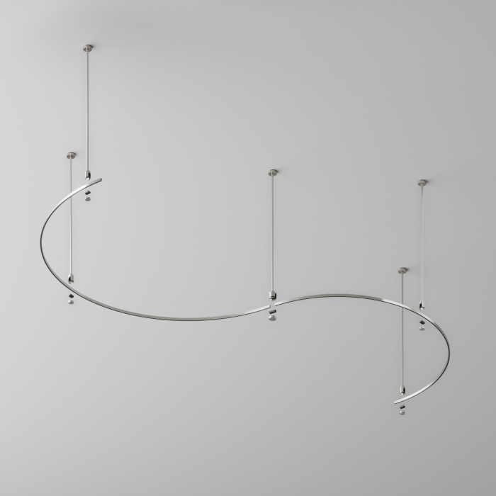 Шинопровод круглый из полукругов Maytoni Busbar trunkings Flarity TRX154-2SR-D1500-PT