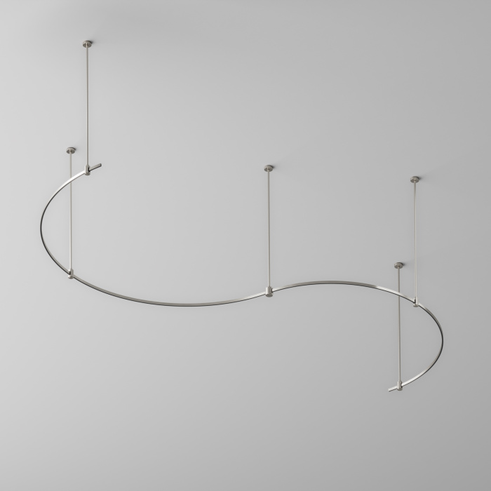 Шинопровод круглый из полукругов Maytoni Busbar trunkings Flarity TRX154-2SR-D1500-PT