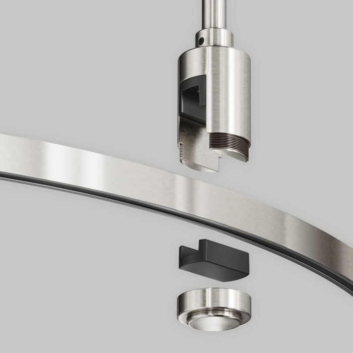 Шинопровод круглый из полукругов Maytoni Busbar trunkings Flarity TRX154-2SR-D1500-PT