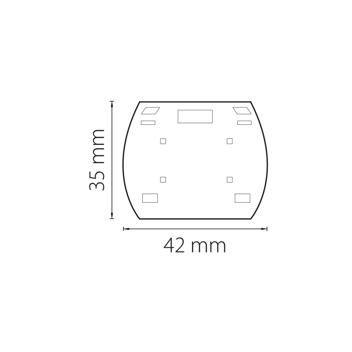 Заглушка Track 3 white LIGHTSTAR 504166