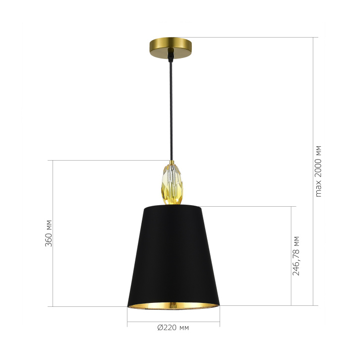 Подвесной светильник ST LUCE LINGOTTI SL1759.303.01