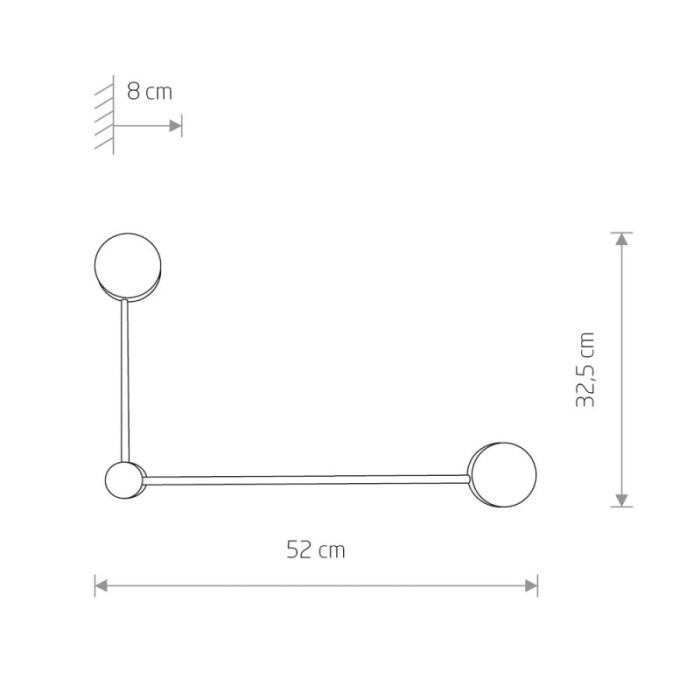 Настенный светильник  Nowodvorski Orbit White 7801