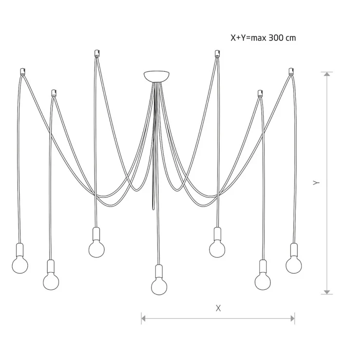 Подвесной светильник Nowodvorski Spider 6785