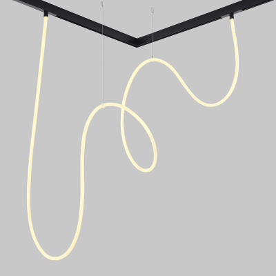 Гибкий светодиодный светильник Черный LED 1*60W 3000K Lm Ra80 360° IP20 L5 000xW-xH- 48 ST684.436.60