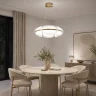 Люстра подвесная ST-Luce Золотистый/Белый LED 1*45W 3000K SL1304.203.45