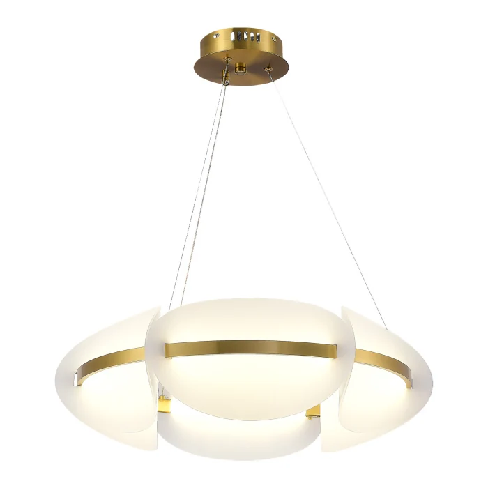 Люстра подвесная ST-Luce Золотистый/Белый LED 1*45W 3000K SL1304.203.45