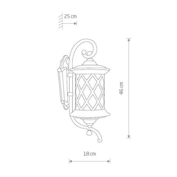 Уличный настенный светильник Nowodvorski Lanter 6911