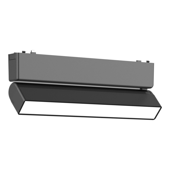 Магнитный трековый светильник Черный LED 1*10W 4000K 530Lm Ra>90 IP20 L230xW26xH81 48V ST676.446.10