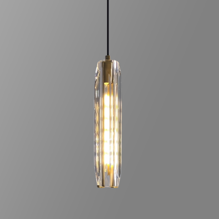 Подвесной светильник Delight Collection MT8851 MT8851-1H bronze/clear