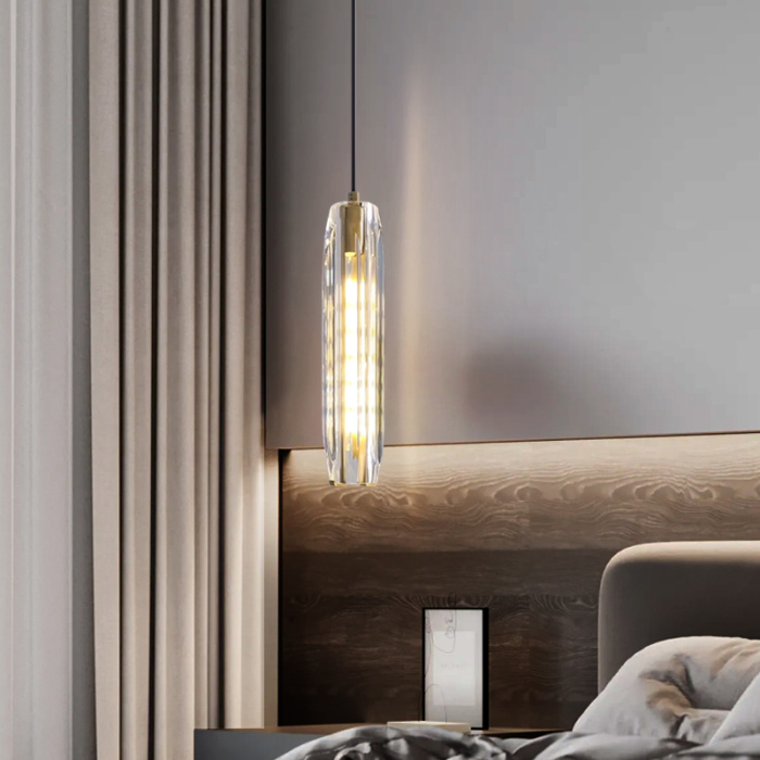 Подвесной светильник Delight Collection MT8851 MT8851-1H bronze/clear