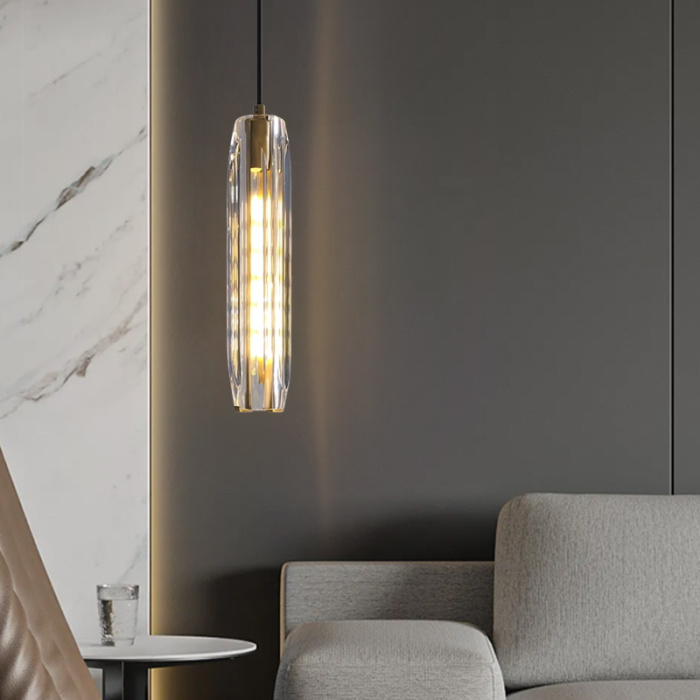 Подвесной светильник Delight Collection MT8851 MT8851-1H bronze/clear