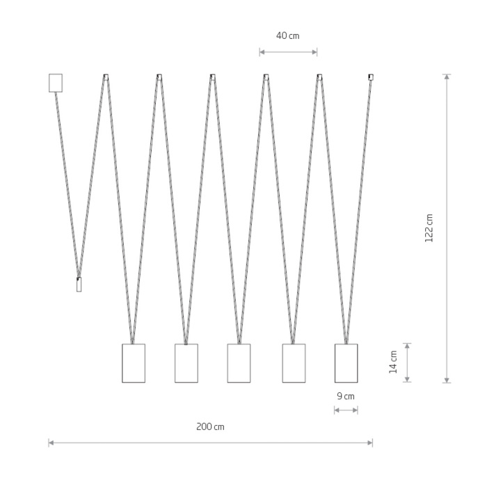 Подвесной светильник Nowodvorski More Tone Black/Gold 7817