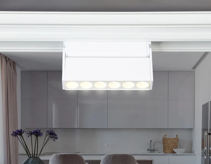 Светильник светодиодный трековый поворотный для шинопровода Magnetic Ambrella light GL4038