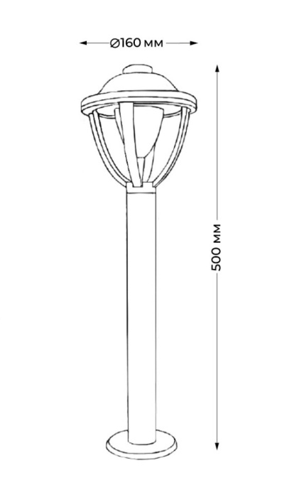 Фонарный столб Italline IT9005