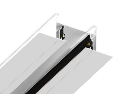 Шинопровод встраиваемый однофазный Standard 220V 1m (ввод питания, 1 заглушка, крепление в комплекте) Ambrella light GL7121