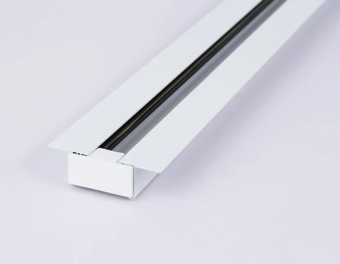 Шинопровод встраиваемый однофазный Standard 220V 1m (ввод питания, 1 заглушка, крепление в комплекте) Ambrella light GL7121