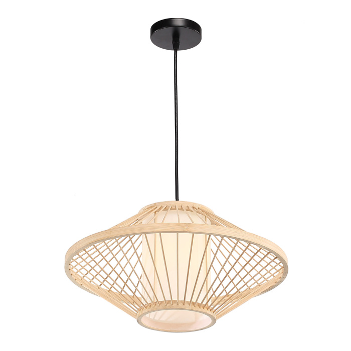 Светильник подвесной ST-Luce Древесный/Белый E27 1*40W SL6241.533.01