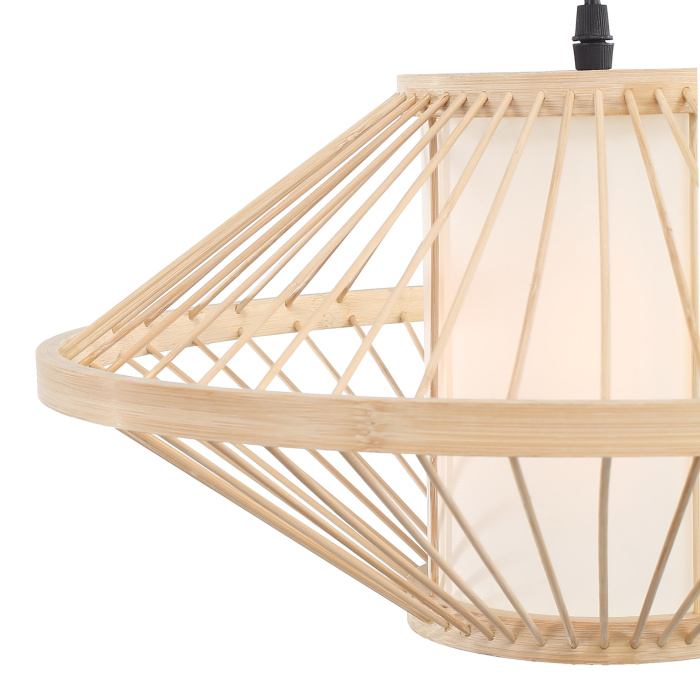 Светильник подвесной ST-Luce Древесный/Белый E27 1*40W SL6241.533.01