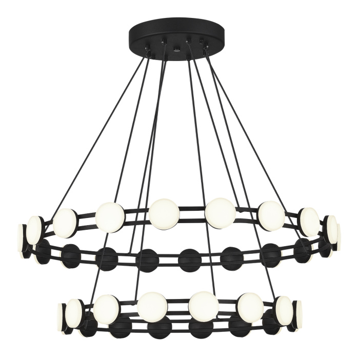Светильник подвесной ST-Luce черный/белый LED 1*70W 4000K SL6610.403.36