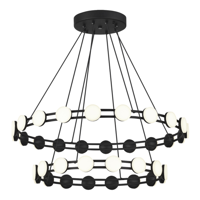 Светильник подвесной ST-Luce черный/белый LED 1*70W 4000K SL6610.403.36