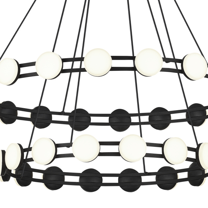 Светильник подвесной ST-Luce черный/белый LED 1*70W 4000K SL6610.403.36