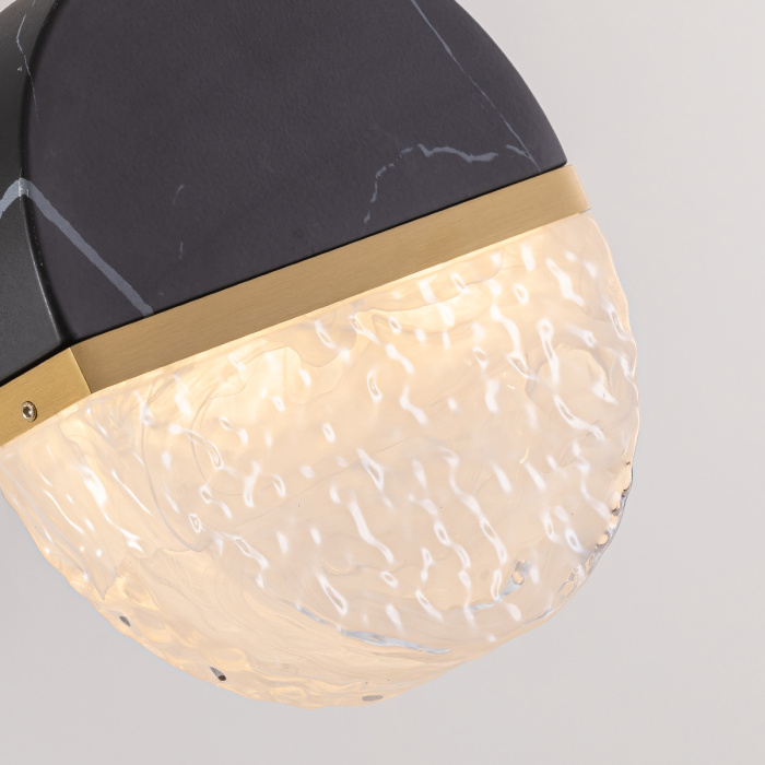 Настенный светильник Delight Collection MD25030008 MB25030008-1A brass/black