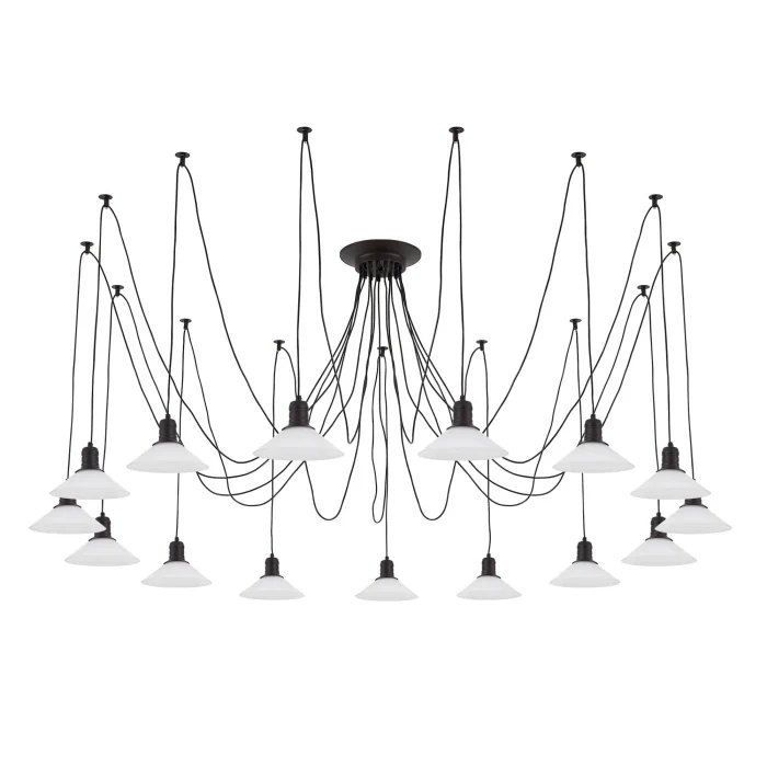 Подвесной светильник паук Венге Citilux Эдисон CL451152