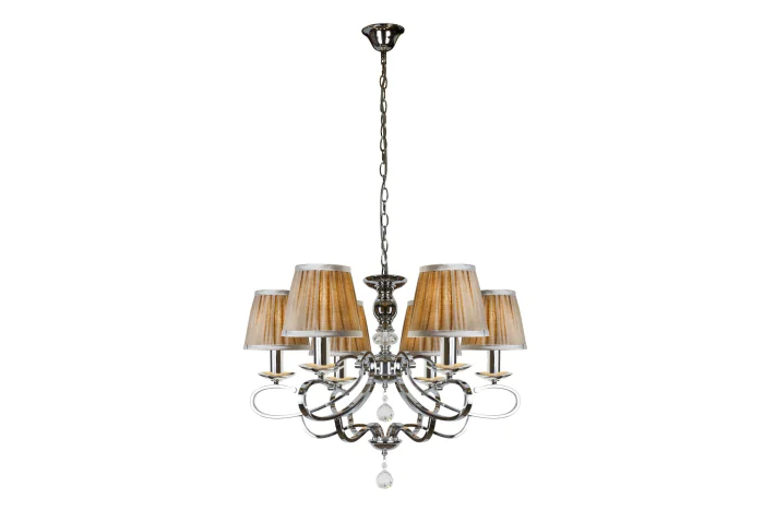 Подвесная люстра iLamp Holiday RM6116/6 Хром