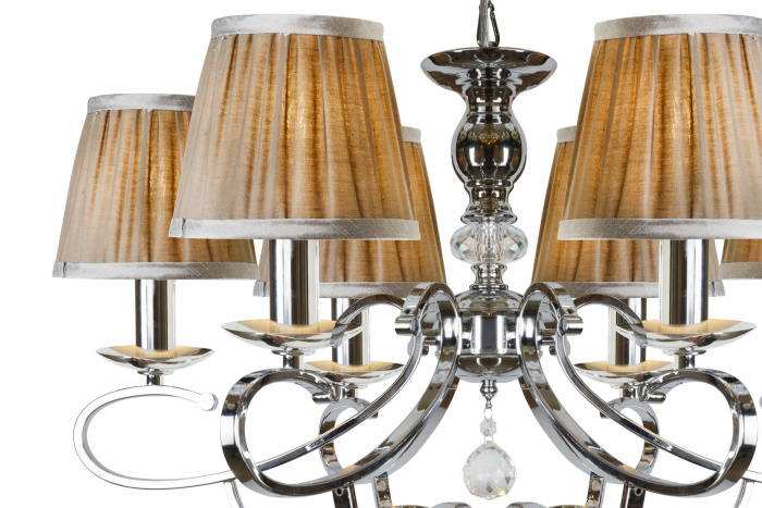 Подвесная люстра iLamp Holiday RM6116/6 Хром