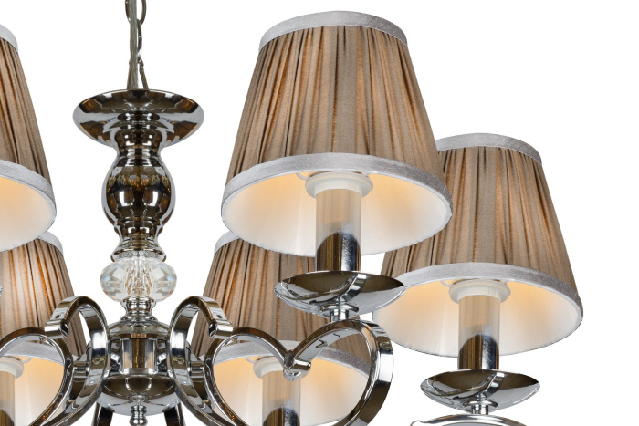 Подвесная люстра iLamp Holiday RM6116/6 Хром