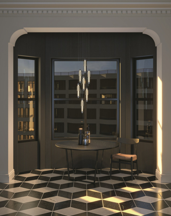 Подвесной светильник Maytoni Verticale MOD308PL-L9CG3K