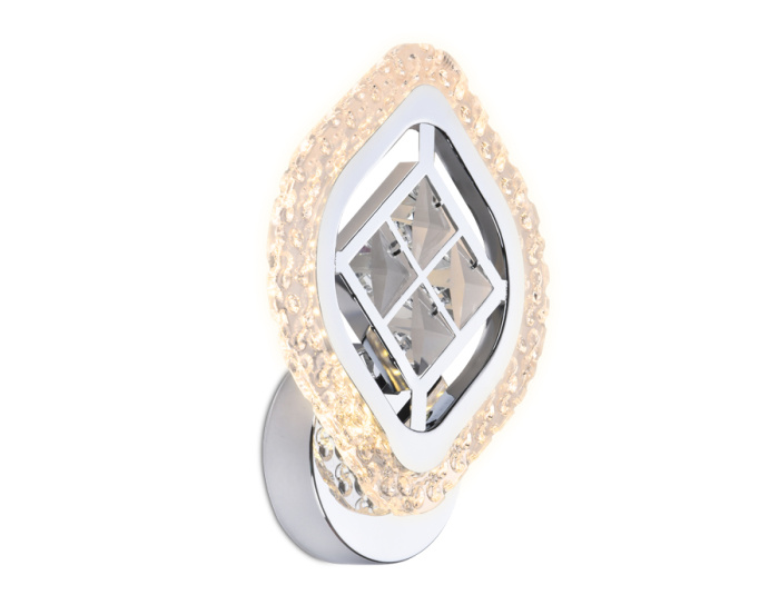 Настенный светодиодный светильник с хрусталем Ambrella light FA279