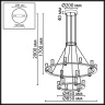Люстра подвесная Odeon Light Defance 7143/110L