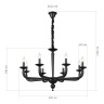 Люстра подвесная FORTEZA ST LUCE SL1114.403.08