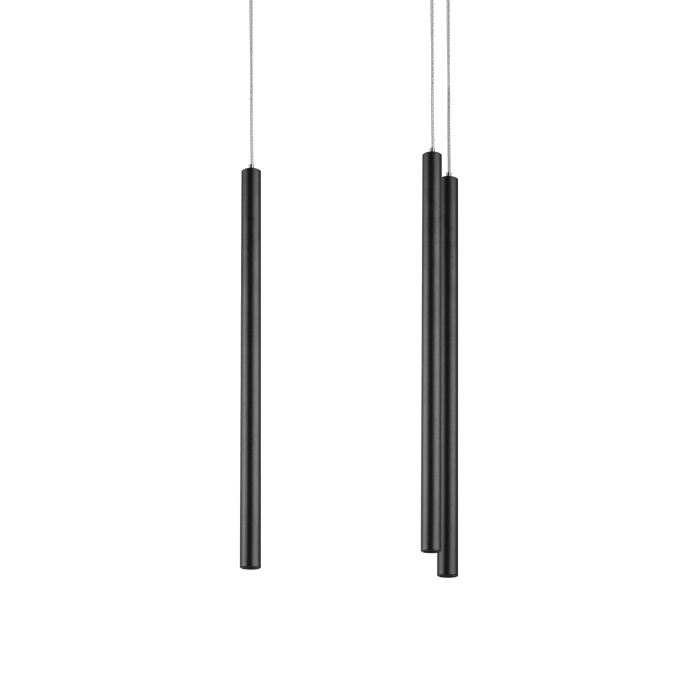 Подвесная люстра TUBO LED 15W 960LM 25G ЧЕРНЫЙ 4000K Lightstar L3T747247