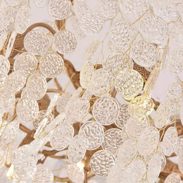 Люстра Cloyd HAOMA C8 / Ø80 см - латунь (арт.10910)