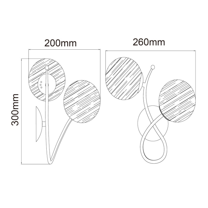 Бра Оливия MW-LIGHT 306023502