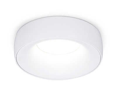 Металлический встраиваемый точечный светильник MR16 Ambrella light A890 WH