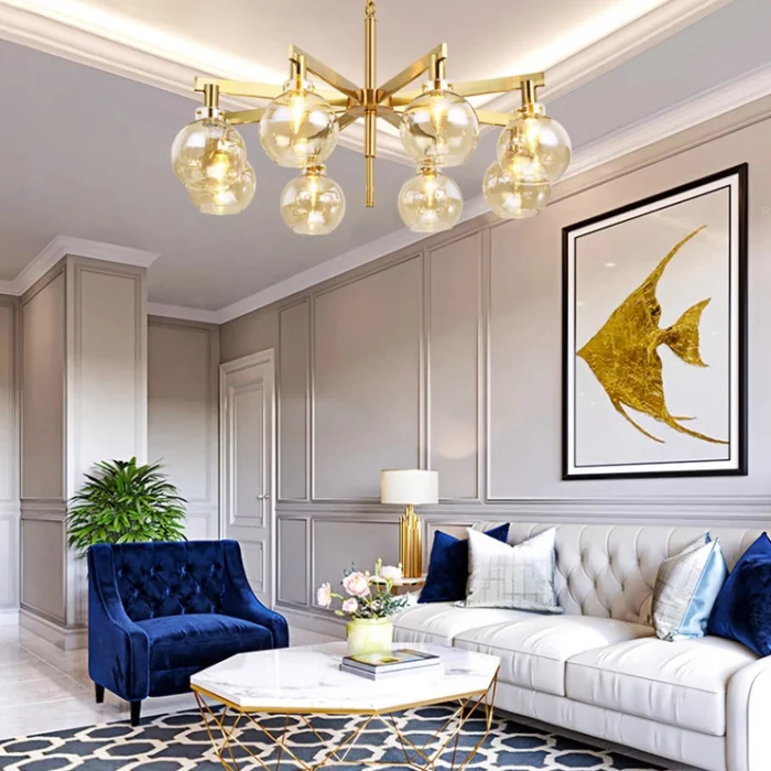 Люстра Carmella Globe PENDANT 10 ImperiumLoft